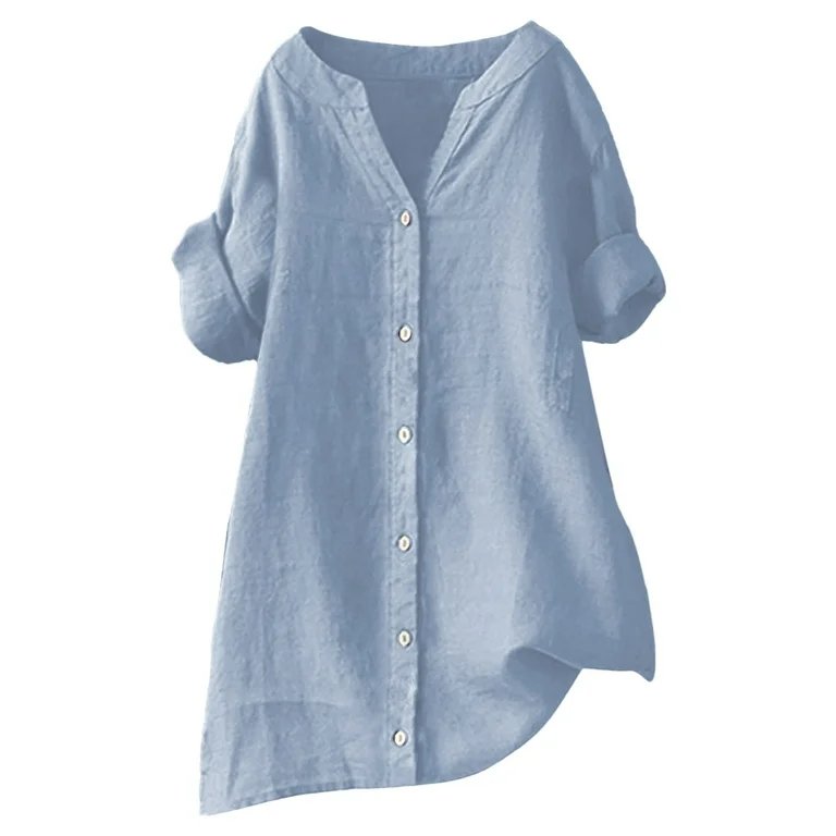 Classic Linen Blouse